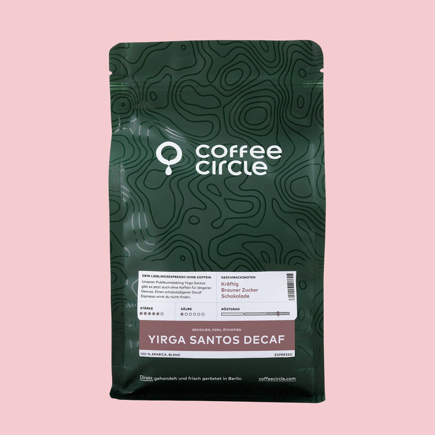 Espresso Yirga Santos Decaf 250 g Gemahlen