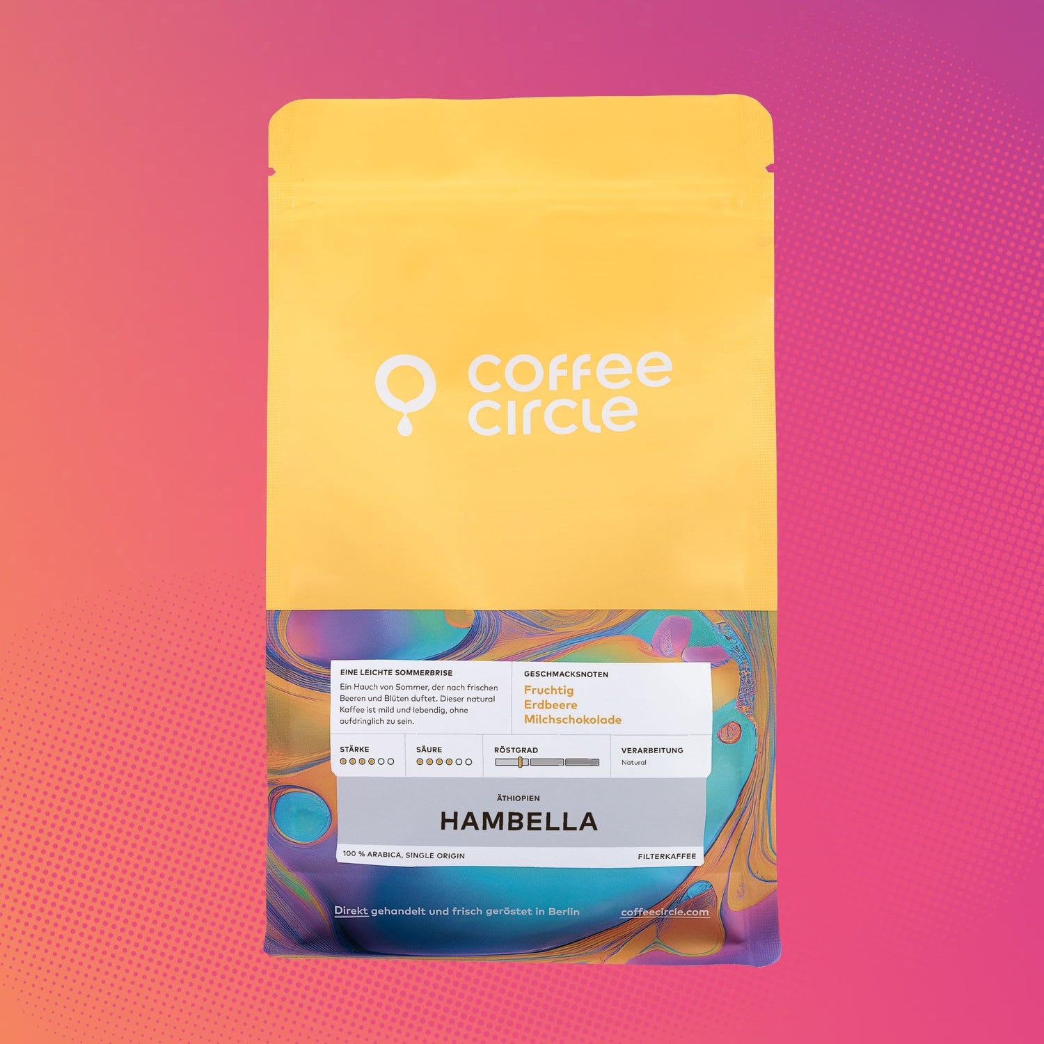 Hambella Kaffee 250 g Ganze Bohne