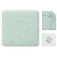 BABEES Wickelauflagenbezug Wickelauflagenbezug 100% Baumwolle Musselin Bezug für Wickelauflage, 85x75 und 75x75 cm weicher Wickeauflagenüberzug atmungsaktiv waschbar