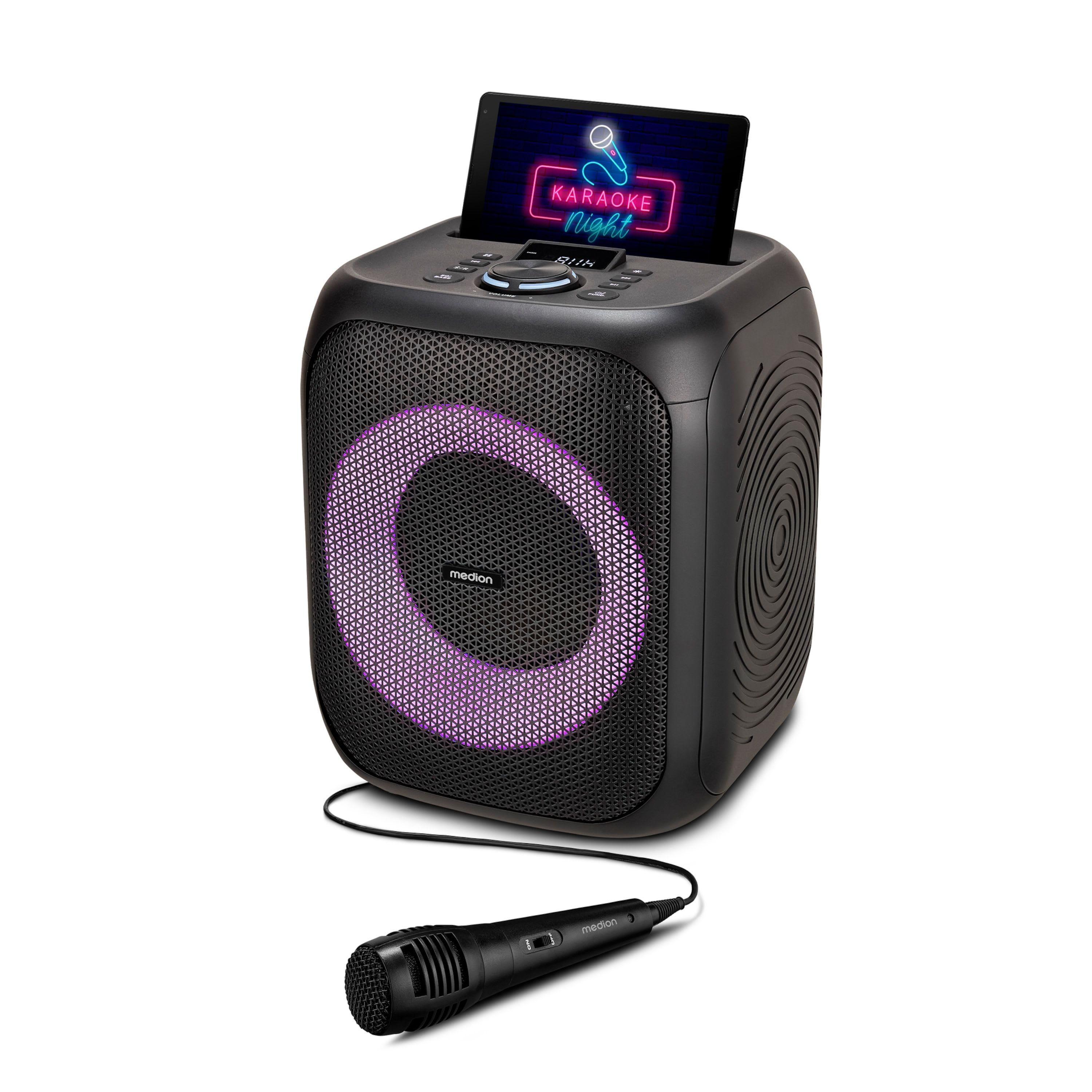 MEDION LIFE® S61991 Partylautsprecher, tragbares Bluetooth®-Soundsystem. Bluetooth® 5.3 für kabellose…