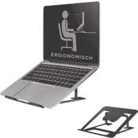 Neomounts NSLS085BLACK Klappbarer Laptopständer Schwarz