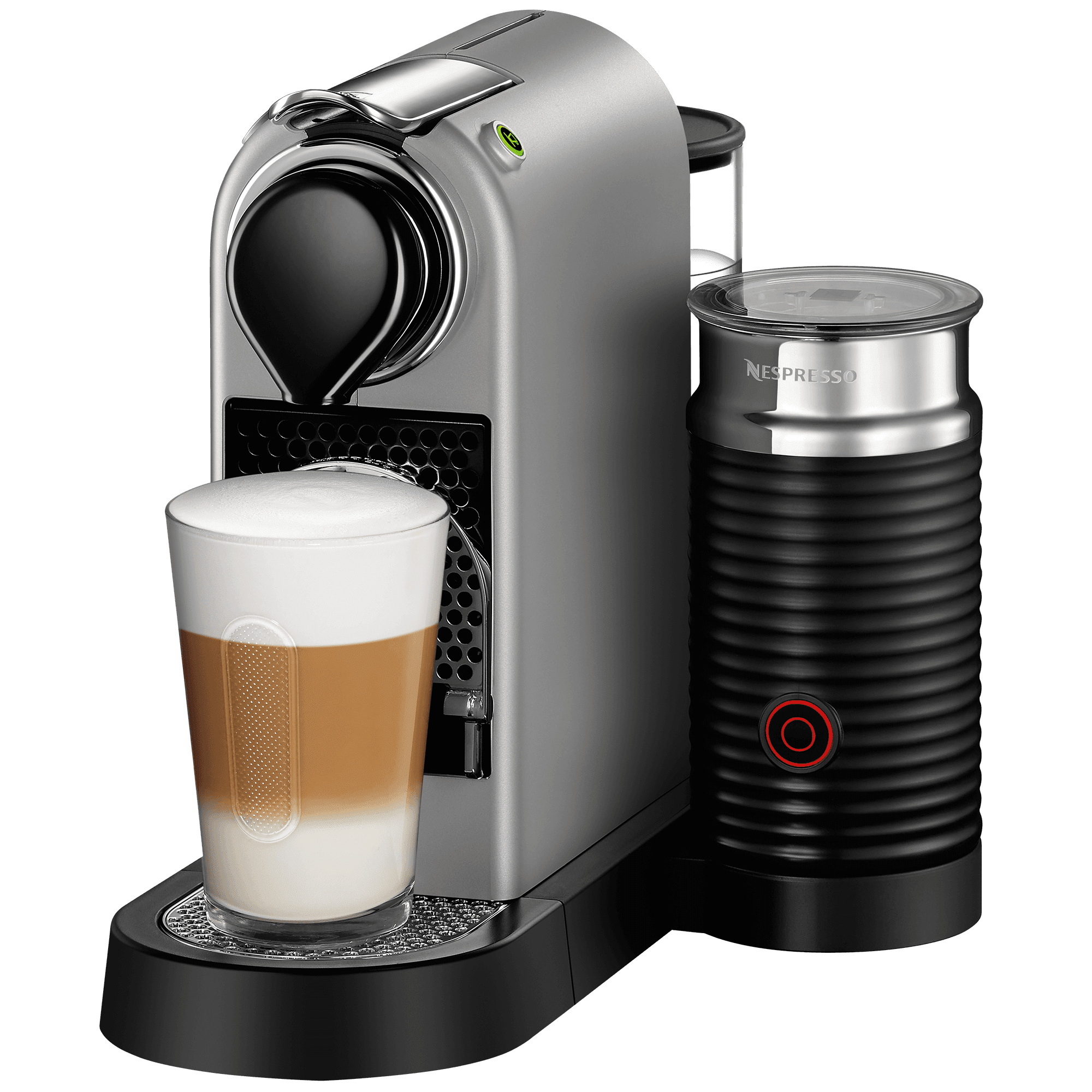 Nespresso CitiZ &milk Silver Original Kaffeemaschine