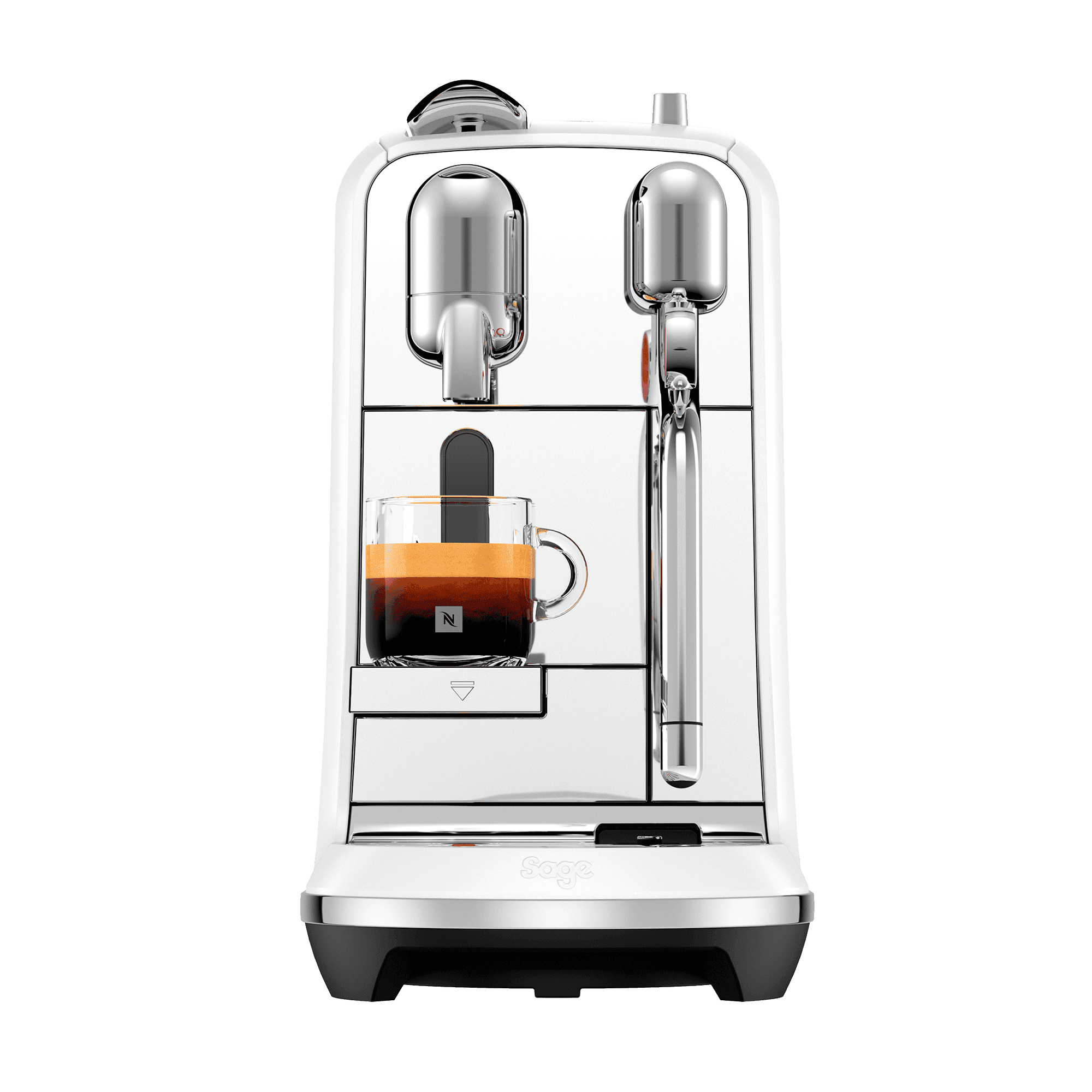 Nespresso Creatista Plus White Sea Salt Original Kaffeemaschine