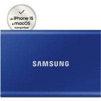Samsung Portable SSD T7 USB 3.2 Gen 2 - 1 TB 1 TB Blau