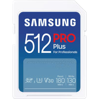 Samsung PRO Plus SDXC™ UHS-I Speicherkarte 512 GB mit USB-Kartenleser, 512 GB Weiß