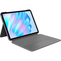 Logitech Combo Touch Apple iPad Air 11 Zoll (2025/2024) Tastaturhülle QWERTZ Grau