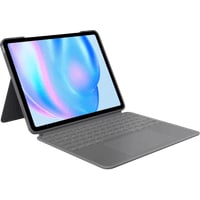 Logitech Combo Touch Apple iPad Air 13 Zoll (2025/2024) Tastaturhülle QWERTZ Grau