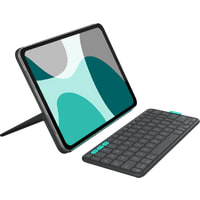 Logitech Flip Folio iPad Pro (2024) / iPad Air (2025) 11 Zoll Tastaturhülle QWERTZ