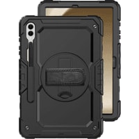 Just in Case Samsung Galaxy Tab S10 / S9 Plus / S9 FE Plus Rotating Backcover Schwarz