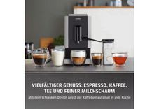 Caso Kaffeevollautomat Café Crema Touch, Herausnehmbare Brüheinheit, einfache Bedienung silberfarben