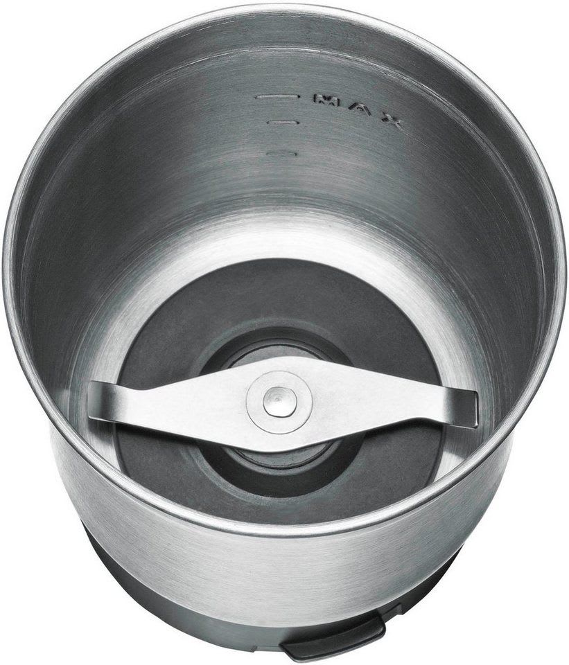 Rommelsbacher Kaffeemühle EGK 200, 200 W, 70 g Bohnenbehälter silberfarben