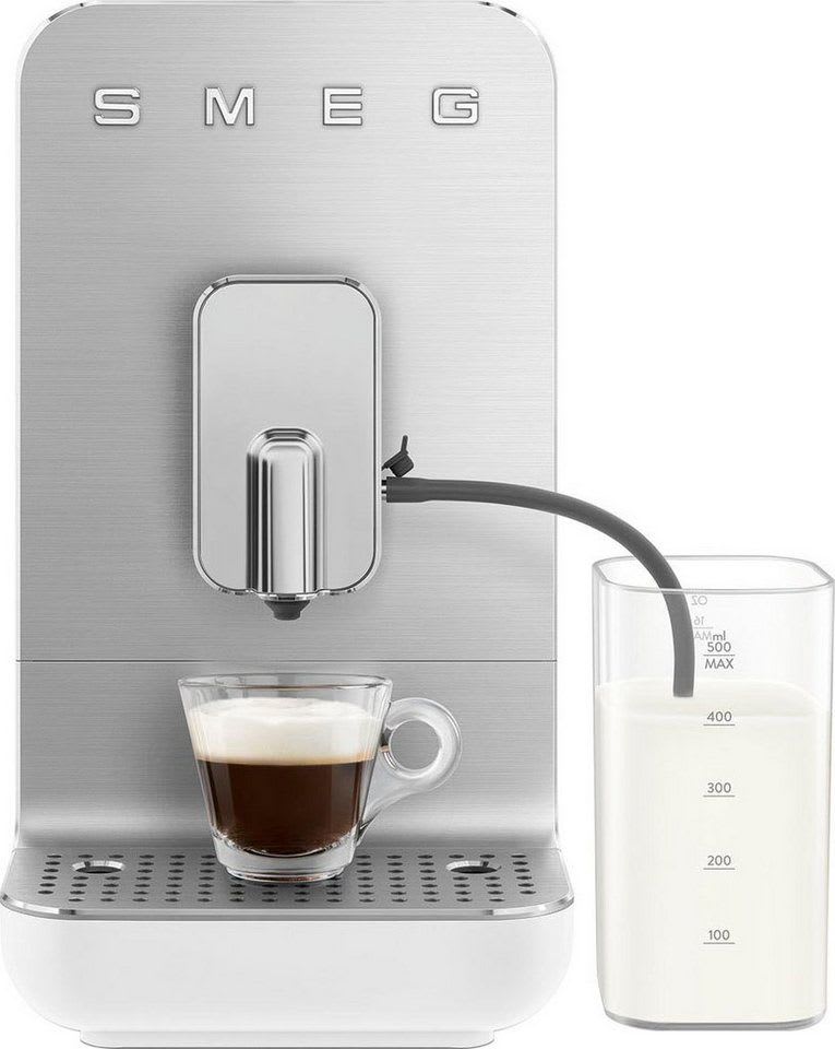 Smeg Kaffeevollautomat BCC13WHMEU, inkl. Milchbehälter weiß