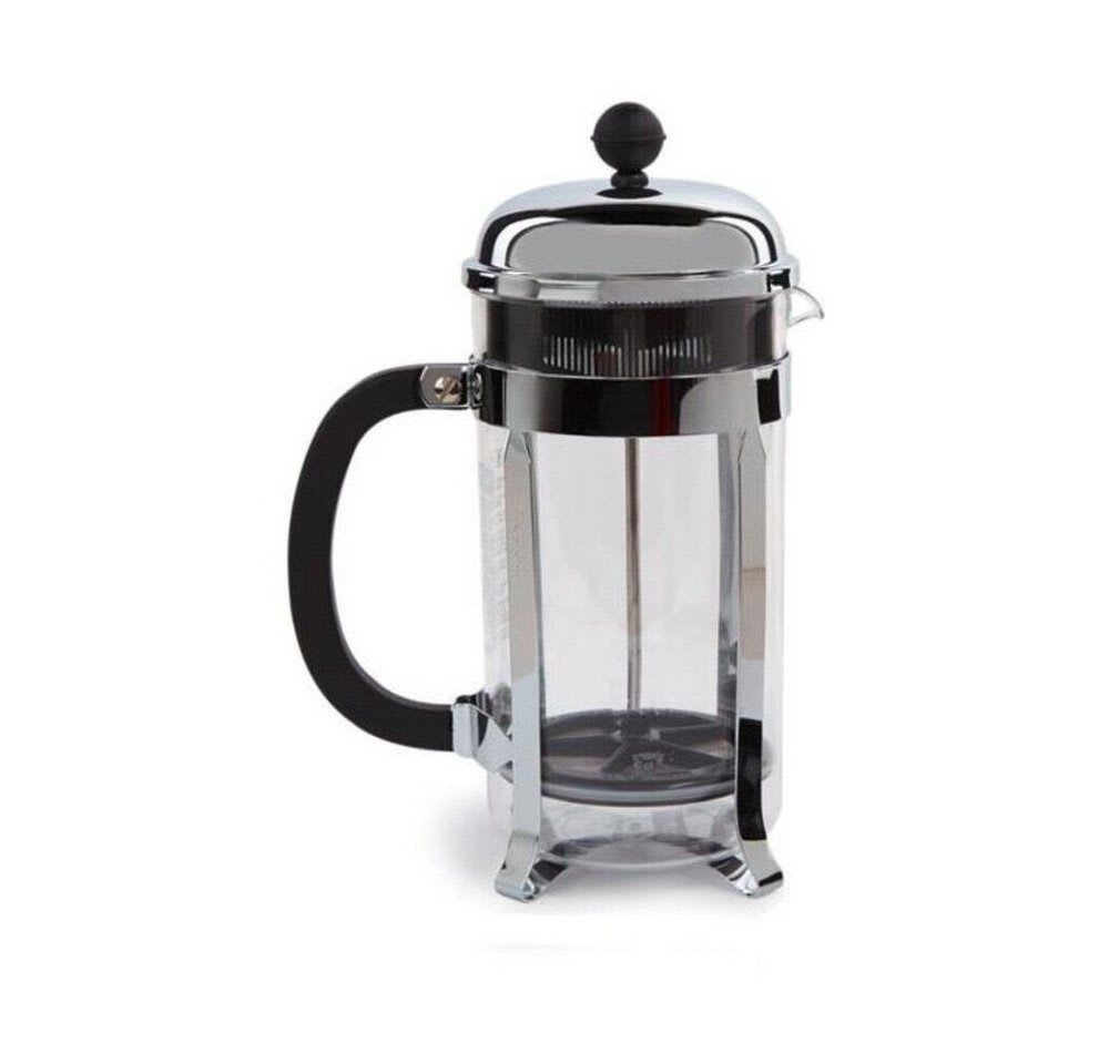Bodum Kaffeebereiter, Kaffeebereiter, 1 l, Borosilikatglas, chrom silberfarben