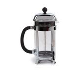 Bodum Kaffeebereiter, Kaffeebereiter, 1 l, Borosilikatglas, chrom silberfarben