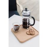 Bodum Kaffeebereiter, Kaffeebereiter, 1 l, Borosilikatglas, chrom silberfarben