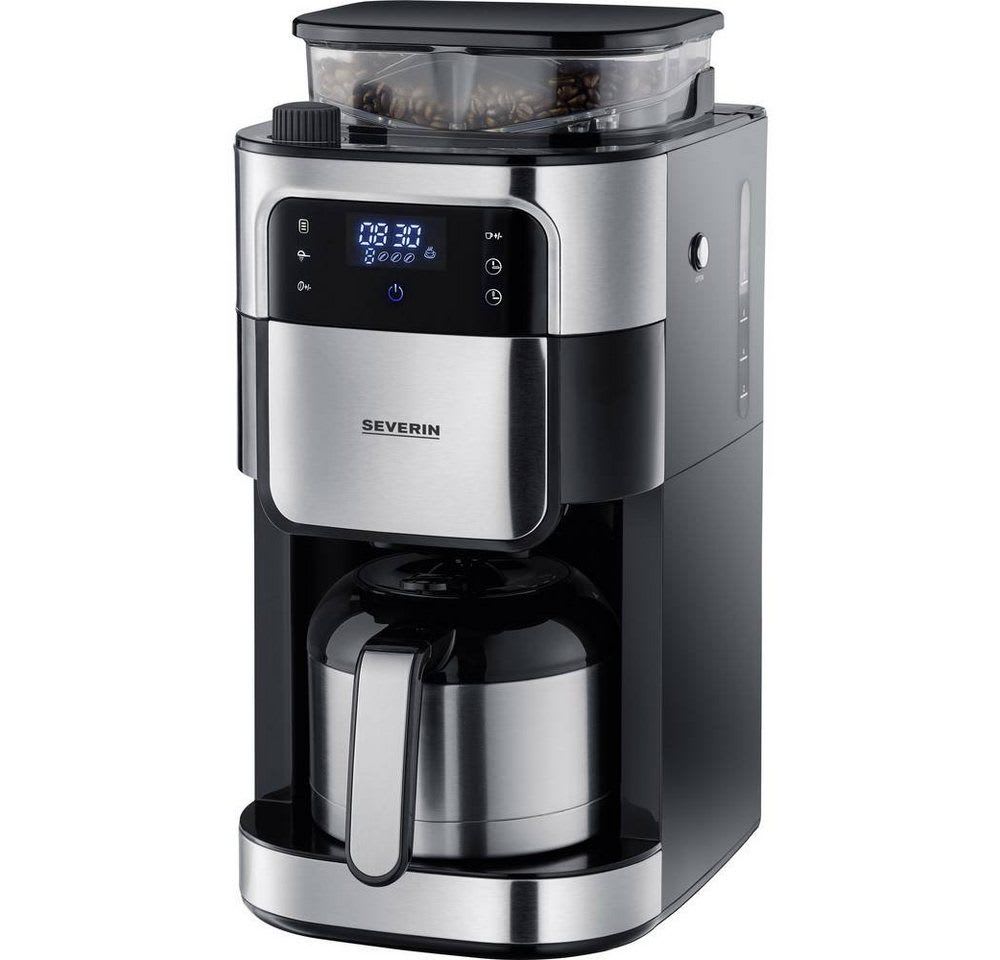 Severin Kaffeebereiter, Display, Isolierkanne, mit Mahlwerk, Timerfunktion, Warmhaltefunktion