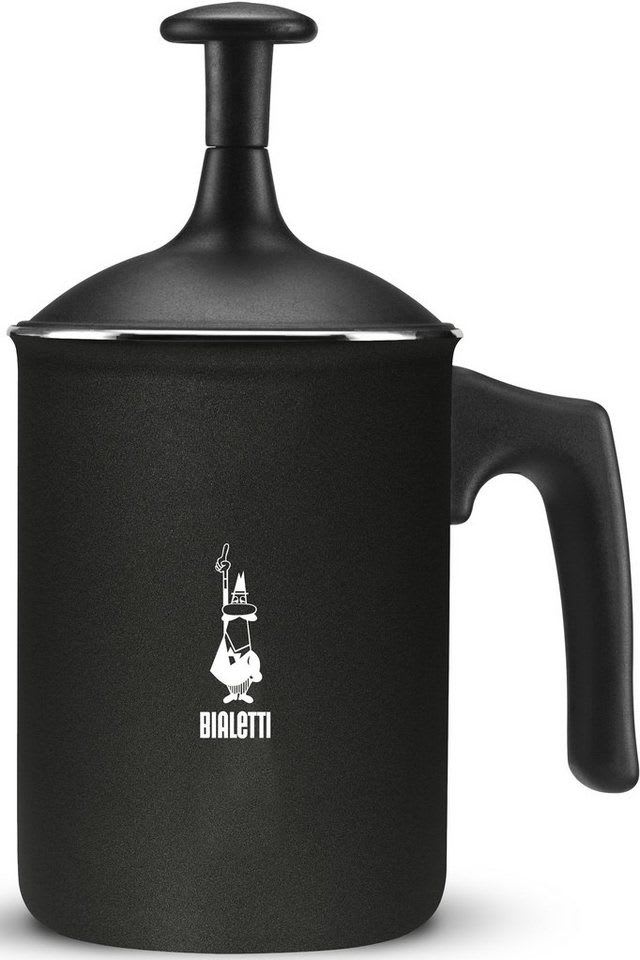 BIALETTI Milchaufschäumer Tutto Crema 10cm Milchaufschäumer schwarz