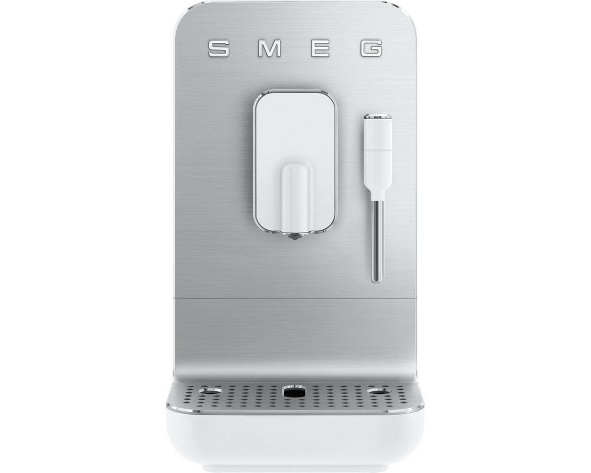 Smeg Espressomaschine BCC12WHMEU Kompakt-Kaffeevollautomat silberfarben