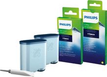 Saeco CA6707/10 für Kaffeevollautomaten Pflegeset (15-St. 2 AquaClean Filter, 6 Fettlöse-Tabletten, 6 Milchkreislauf-Reiniger) grün