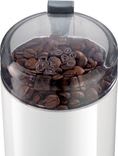 BOSCH Kaffeemühle TSM6A011W, Edelstahl-Schlagmesser, Sicherheitsfunktion, 180 W, Schlagmesser, 75 g Bohnenbehälter, 180 W, 75g Bohnenbehälter, elektrisch, weiß