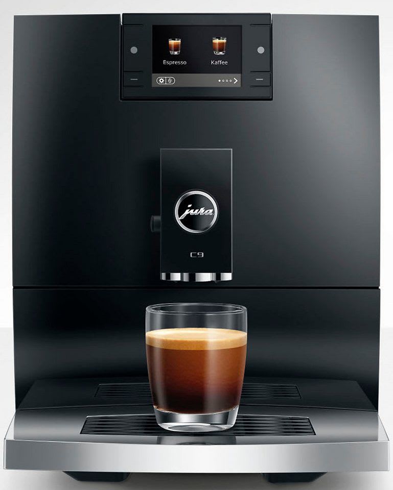 JURA Kaffeevollautomat 15753 C9 (EA), Piano Black, 17 Spezialitäten, WiFi, Hot&Light Brew, Feinschaum schwarz