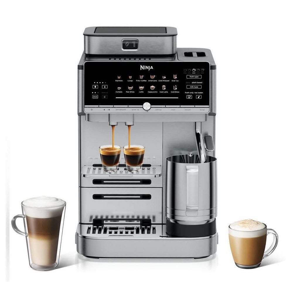 NINJA Kaffeevollautomat silberfarben