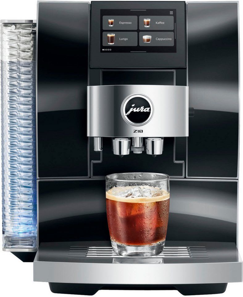 JURA Kaffeevollautomat 15615 Z10 Diamond Black (EB), 51 Spezialitäten, Touch, Light & Cold Brew schwarz