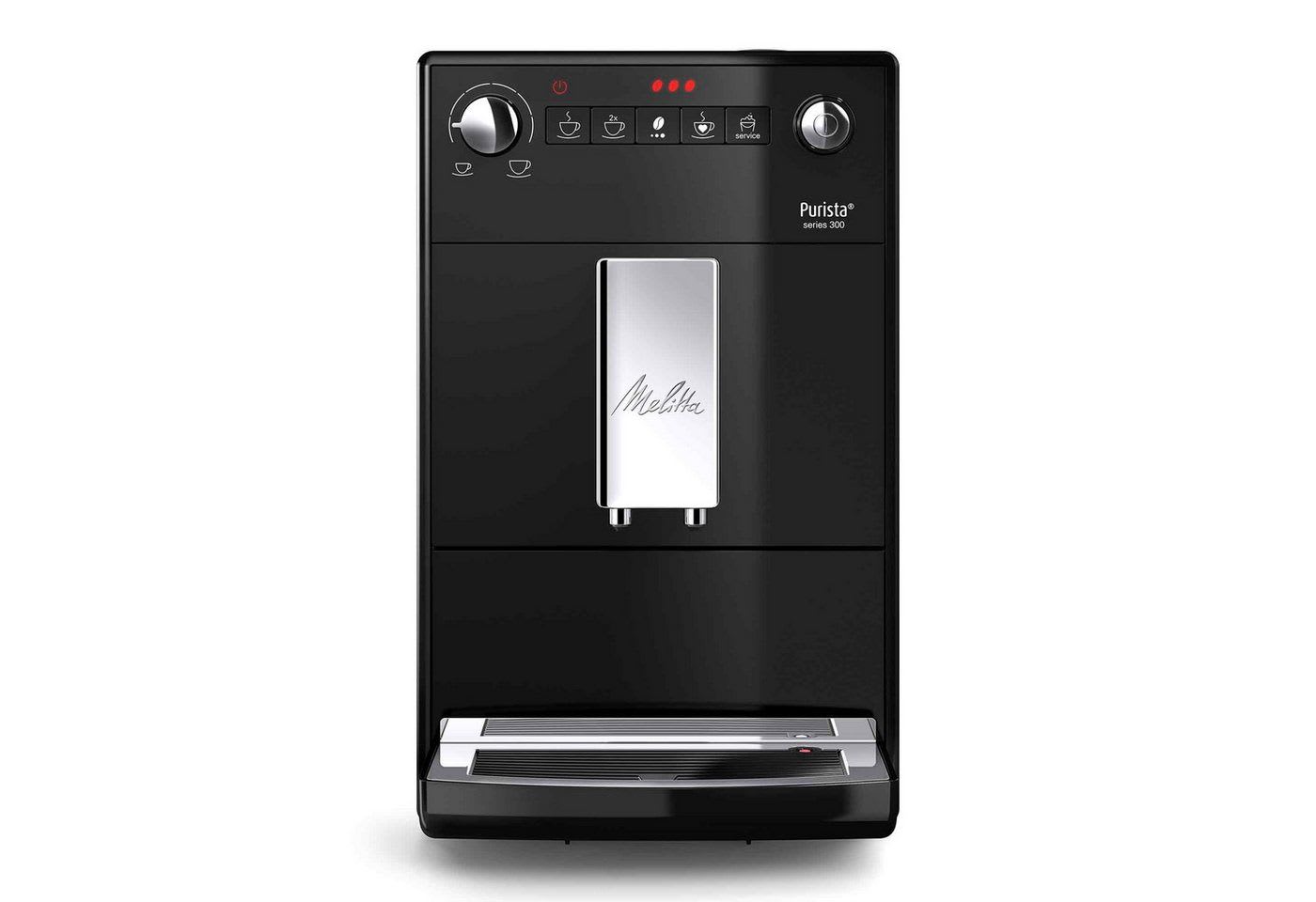 Melitta Kaffeevollautomat F23/0-102, Double Cup Mode, Kaffeestärke 3-stufig einstellbar schwarz