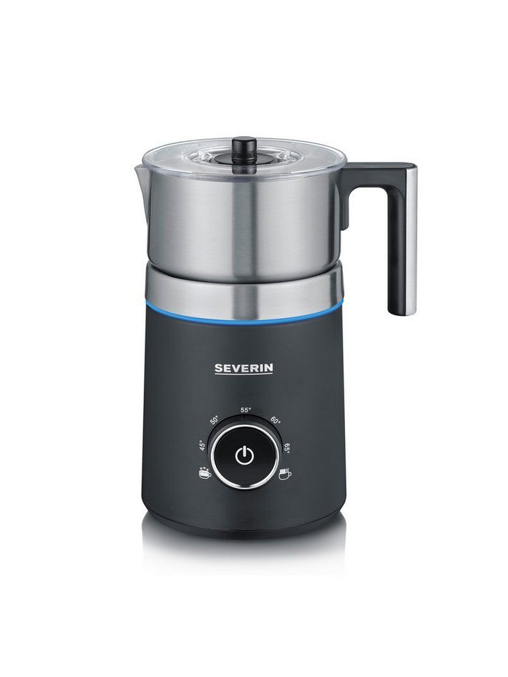 Severin Milchaufschäumer, 500 W schwarz|silberfarben