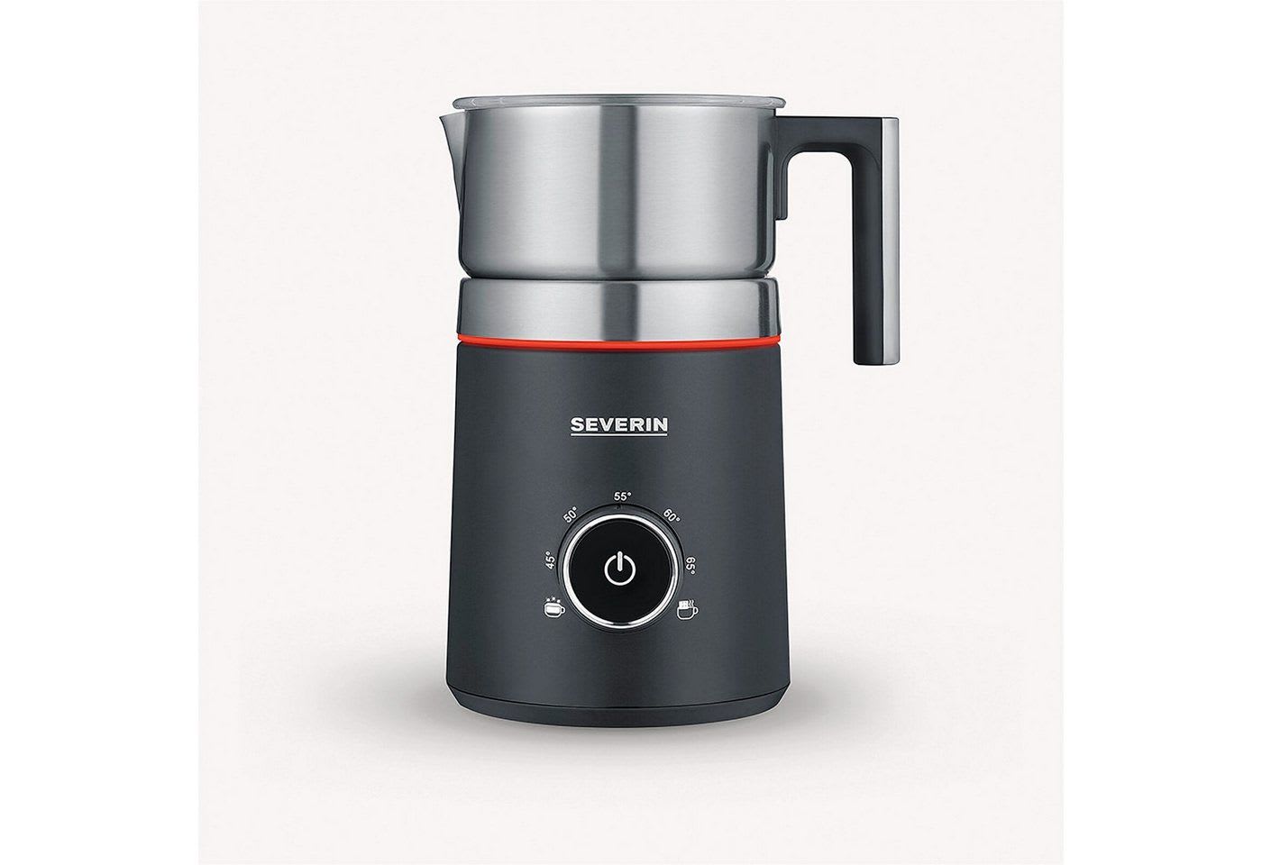 Severin Milchaufschäumer, 500 W schwarz|silberfarben