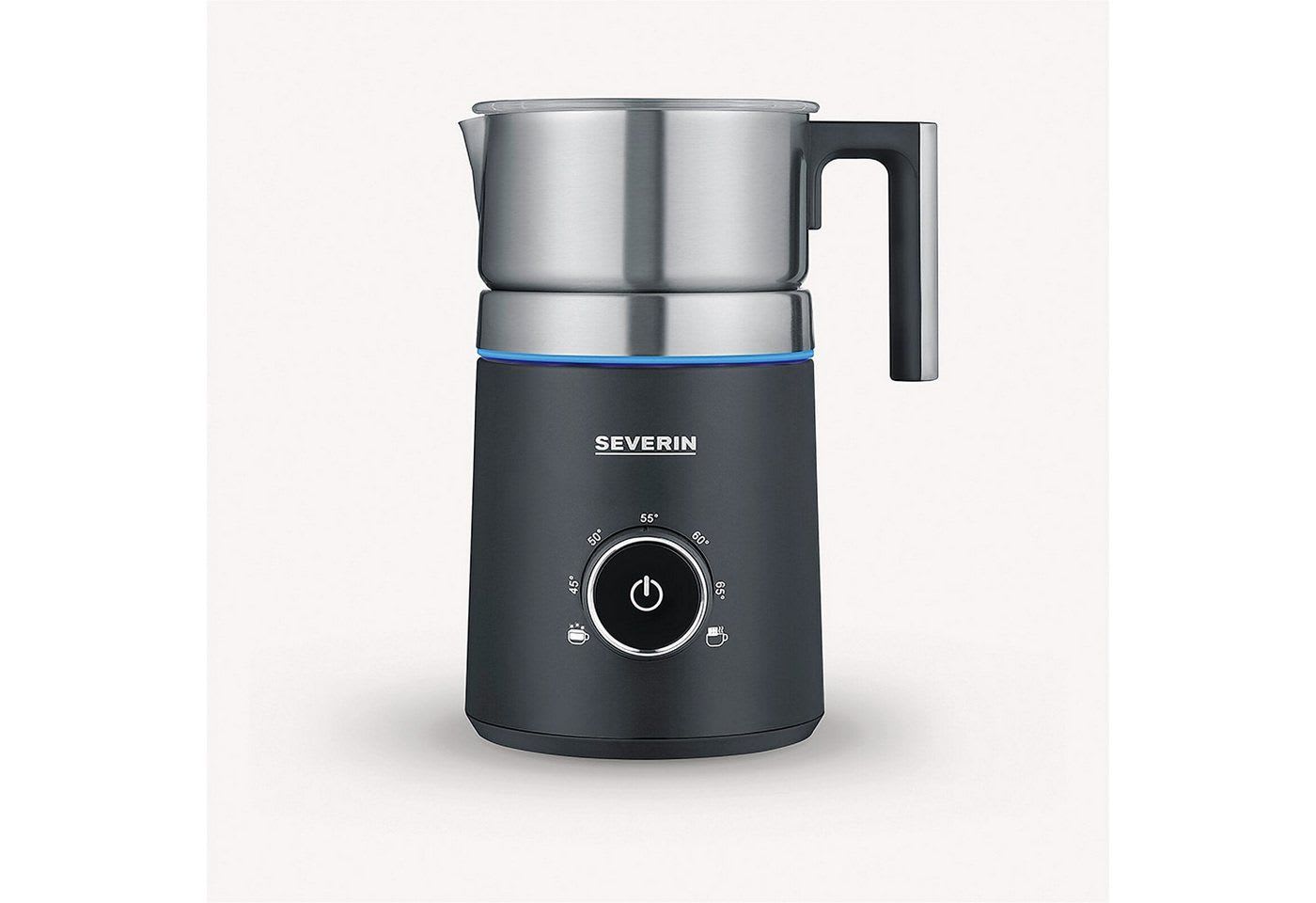 Severin Milchaufschäumer, 500 W schwarz|silberfarben