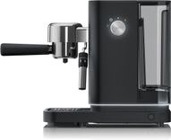 WMF Espressomaschine Lumero Deep Black, kompakt, dezente LED-Beleuchtung, 15 bar, 1350 Watt, Milchschaumdüse schwarz