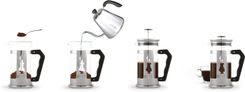 BIALETTI Kaffeebereiter, 1l Kaffeekanne schwarz