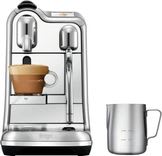 NESPRESSO Kapselmaschine Creatista Pro SNE900 mit Edelstahl-Milchkanne, inkl. Willkommenspaket mit 7 Kapseln silberfarben