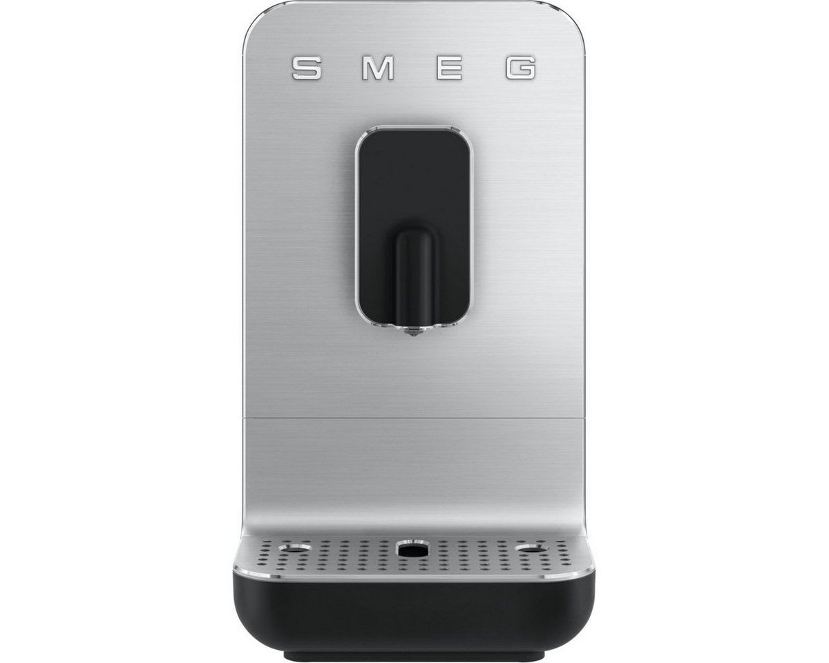Smeg Espressomaschine BCC11BLMEU Kompakt-Kaffeevollautomat schwarz|silberfarben