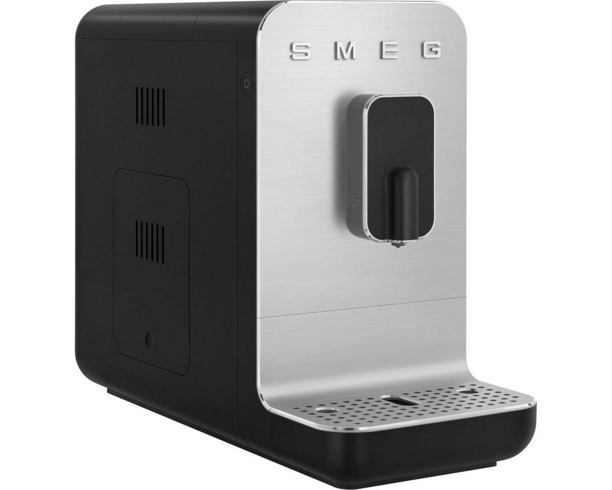 Smeg Espressomaschine BCC11BLMEU Kompakt-Kaffeevollautomat schwarz|silberfarben