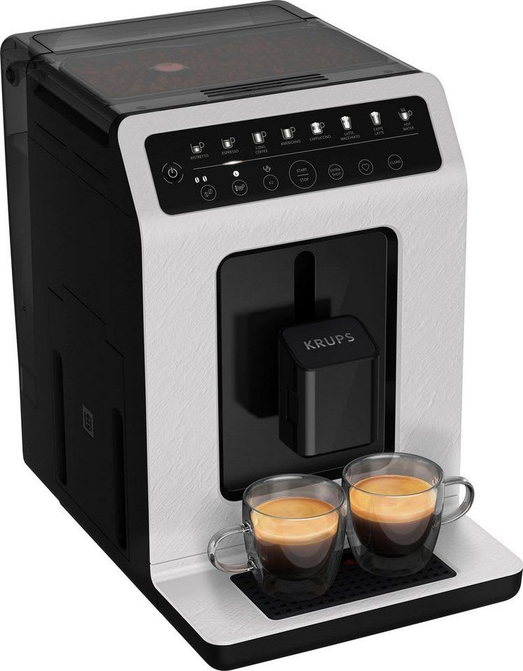 Krups Kaffeevollautomat EA897A Evidence ECOdesign, Touch-Steuerung schwarz