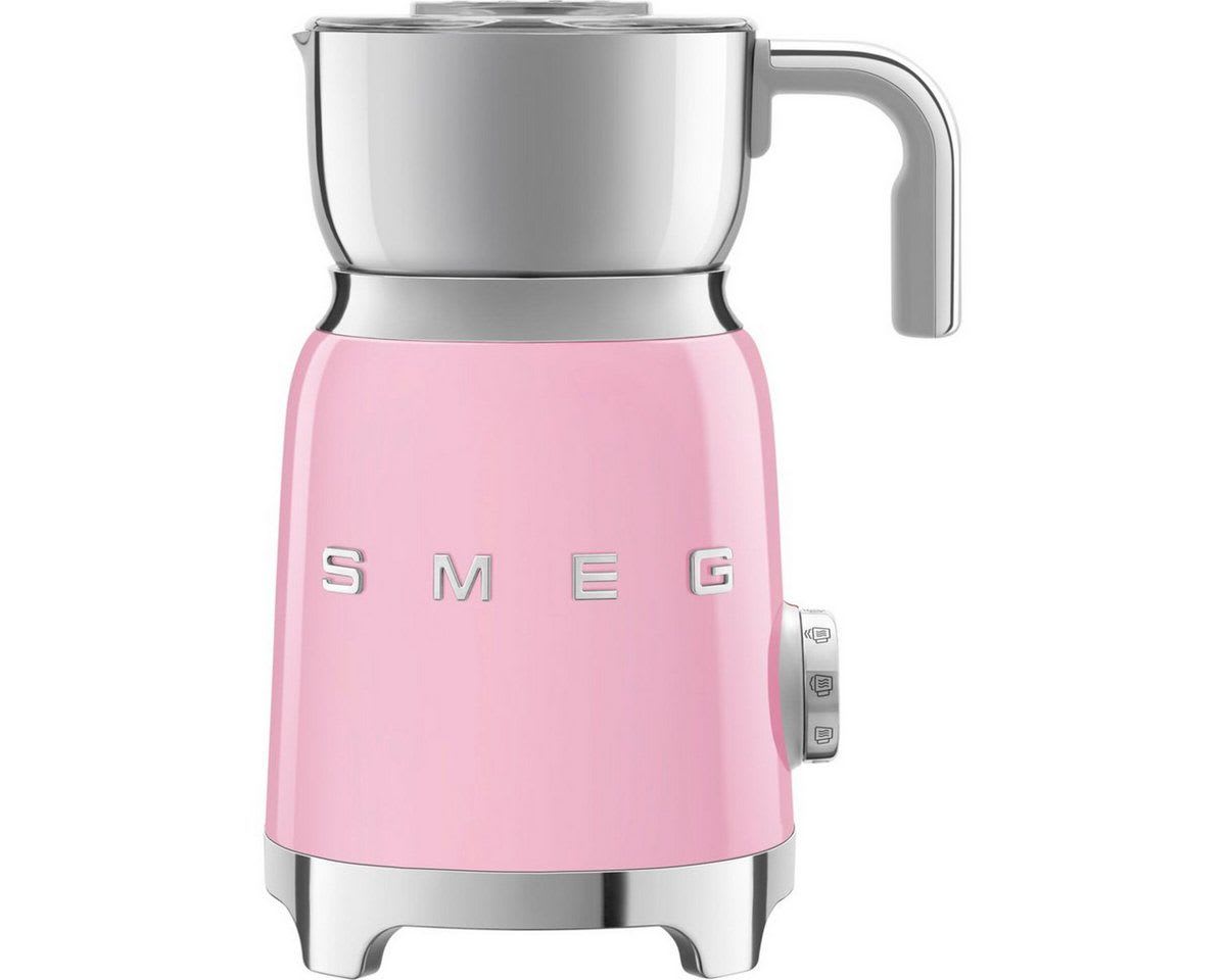 Smeg Milchaufschäumer MFF11PKEU Milchaufschäumer Cadillac rosa