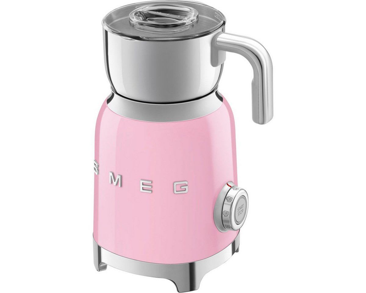 Smeg Milchaufschäumer MFF11PKEU Milchaufschäumer Cadillac rosa
