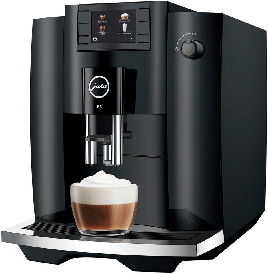 JURA Kaffeevollautomat 15802 E6 Full Black (EC) schwarz