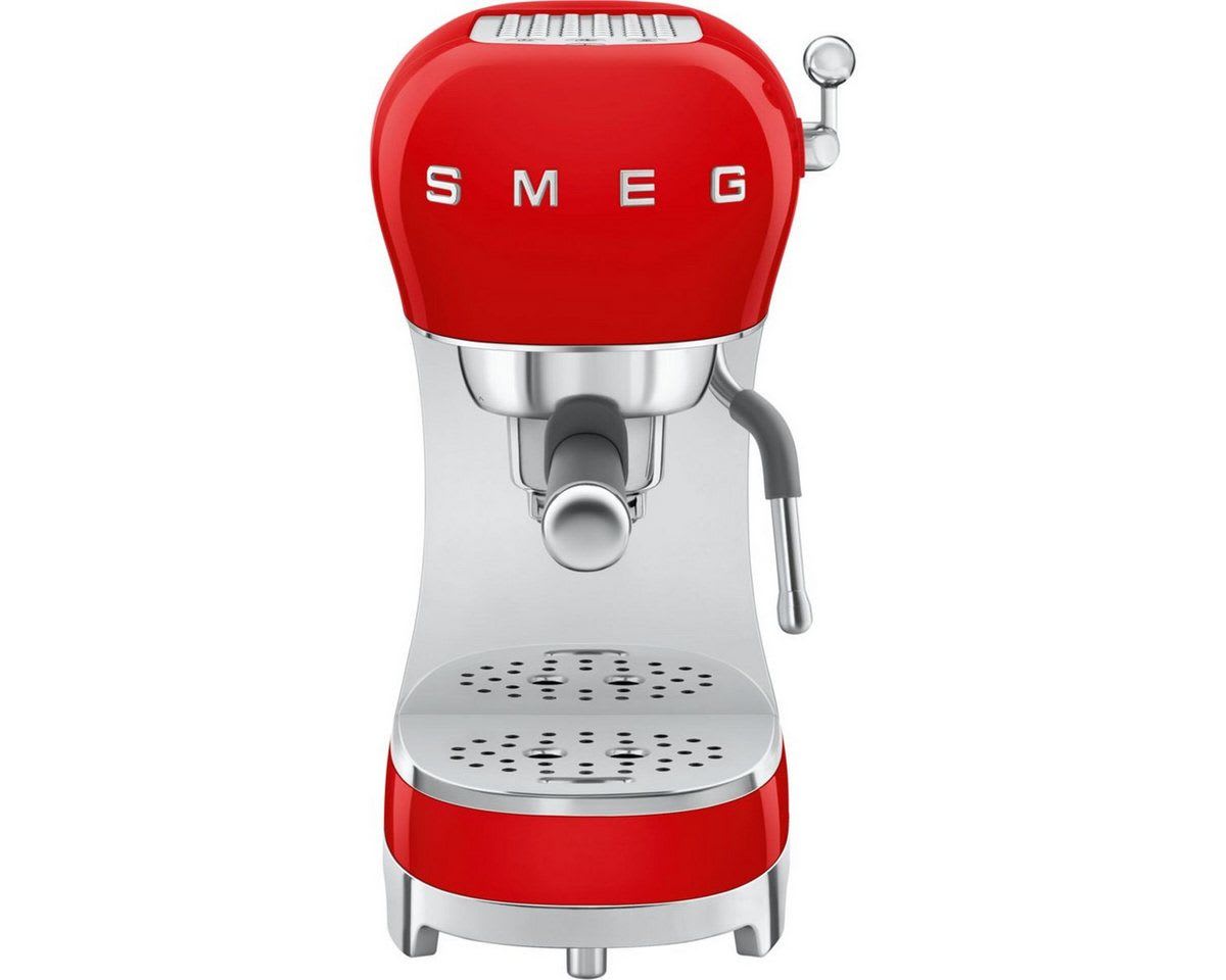 Smeg Siebträgermaschine ECF02RDEU Siebträgermaschine rot