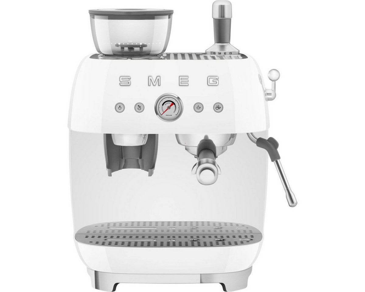 Smeg Siebträgermaschine EGF03WHEU Siebträgermaschine silberfarben