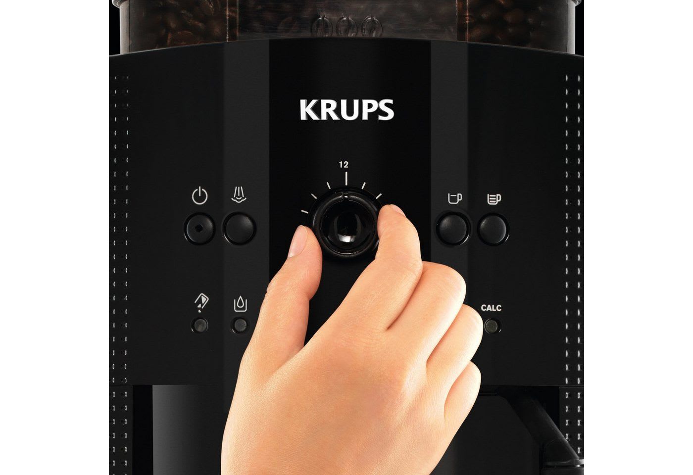 Krups Kaffeevollautomat schwarz