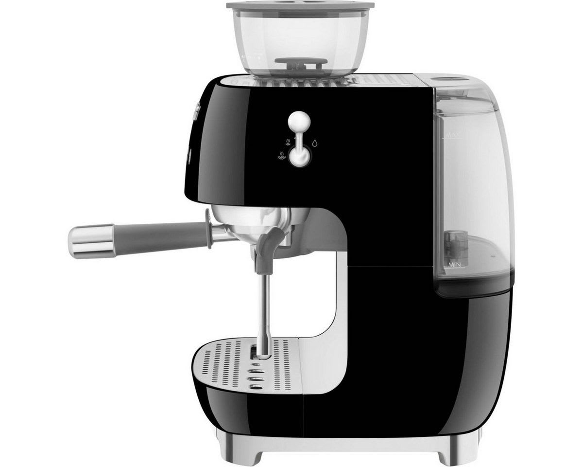 Smeg Siebträgermaschine EGF03BLEU Siebträgermaschine schwarz|silberfarben