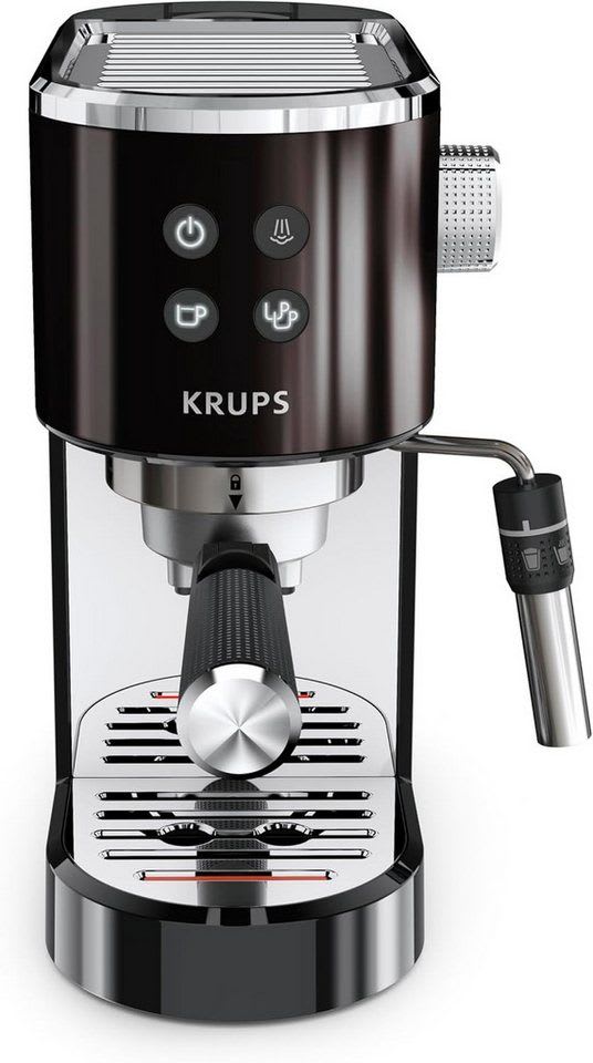 Krups Siebträgermaschine XP 444G Virtuoso+ schwarz