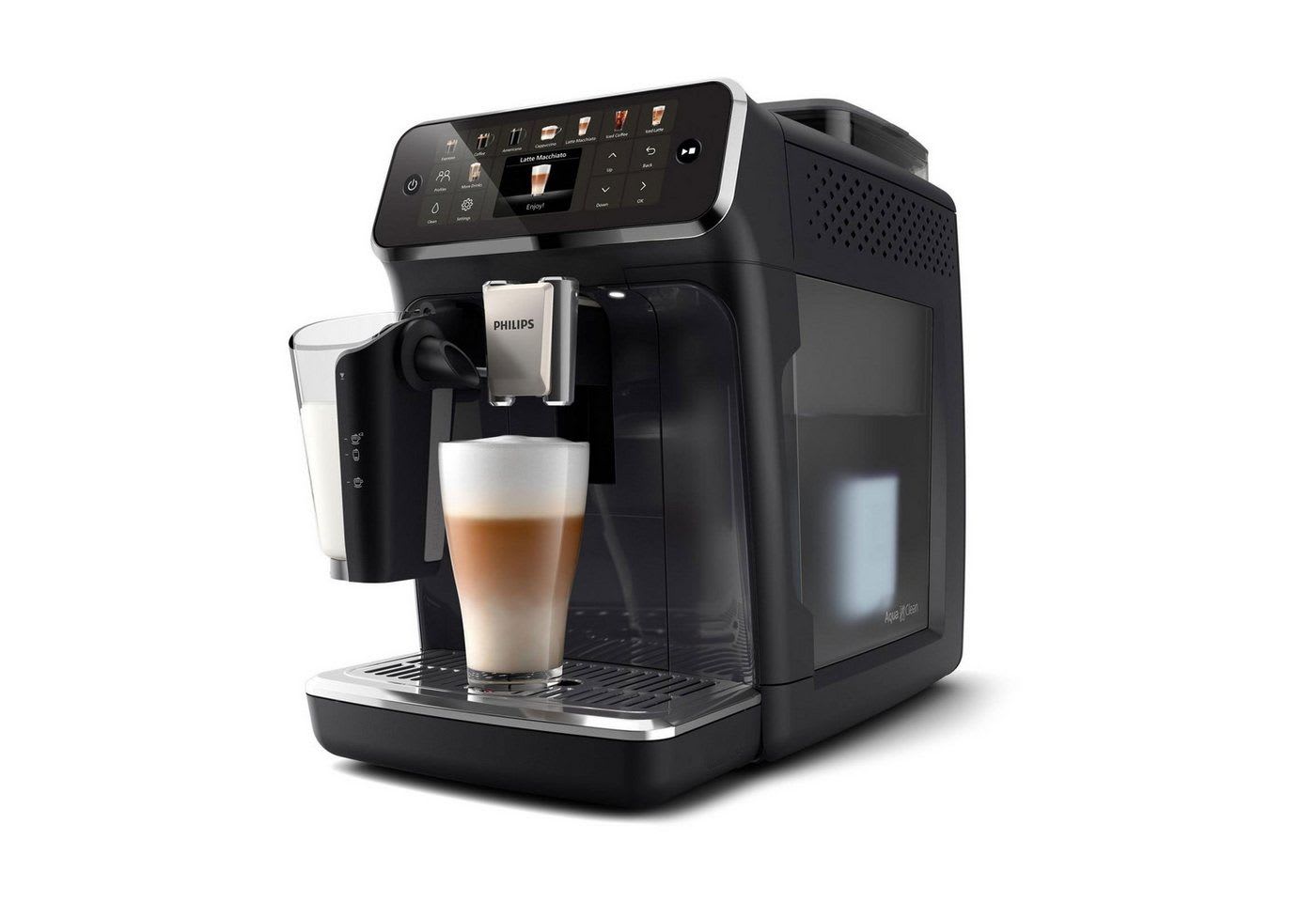 Philips Kaffeevollautomat EP5541/50, OneTouch-Funktion,TFT-Farbdisplay schwarz