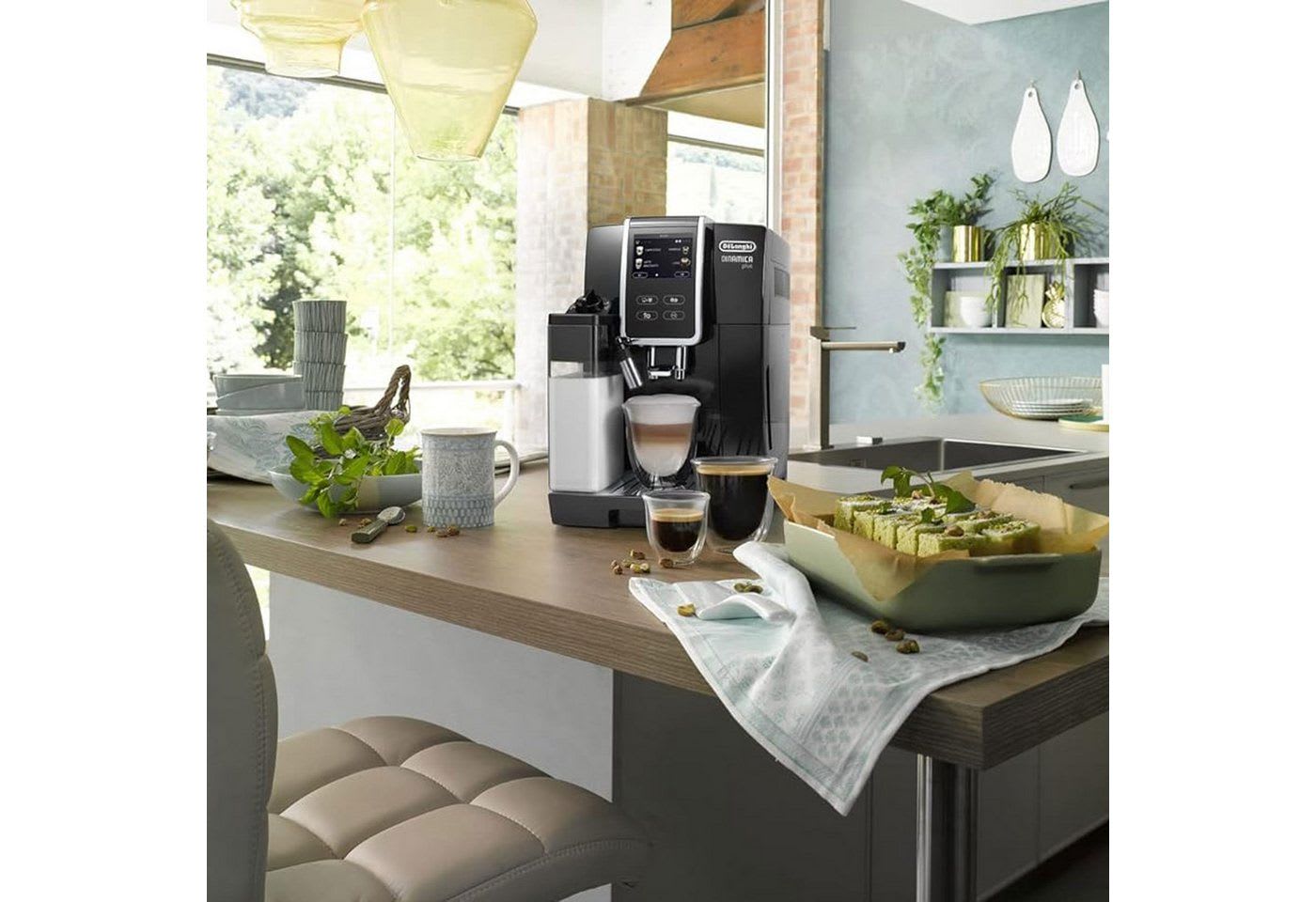 De'Longhi Kaffeevollautomat ECAM370.70.B, LatteCrema-System, Zweitassenfunktion schwarz