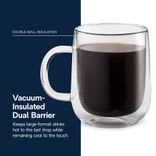 De'Longhi Doppelwandige Glasbecher, 500 ml, 2erSet DLSC327 Nicht angegeben