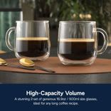 De'Longhi Doppelwandige Glasbecher, 500 ml, 2erSet DLSC327 Nicht angegeben