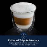 De'Longhi Doppelwandige Cappuccinogläser, 270 ml, 2erSet DLSC311 Nicht angegeben